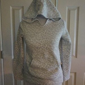 Hooded fleece sweater (size L 10/12)